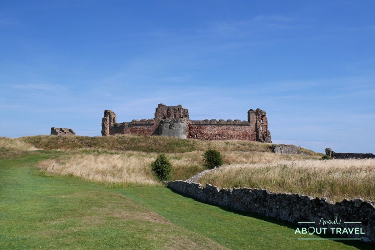 ruta en bus por east lothian: castillo de tantallon