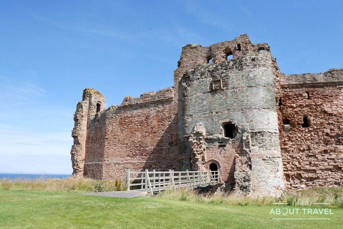 ruta en bus por east lothian: castillo de tantallon