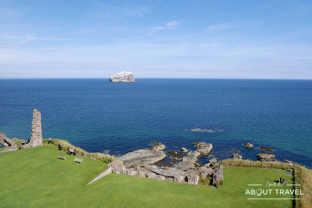 ruta en bus por east lothian: castillo de tantallon