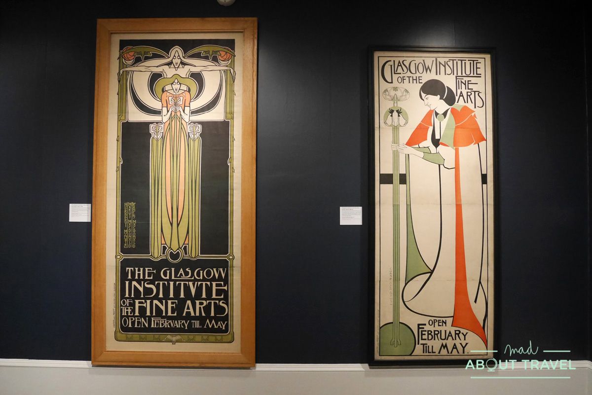 ruta de mackintosh Glasgow: exposicion 150 aniversario