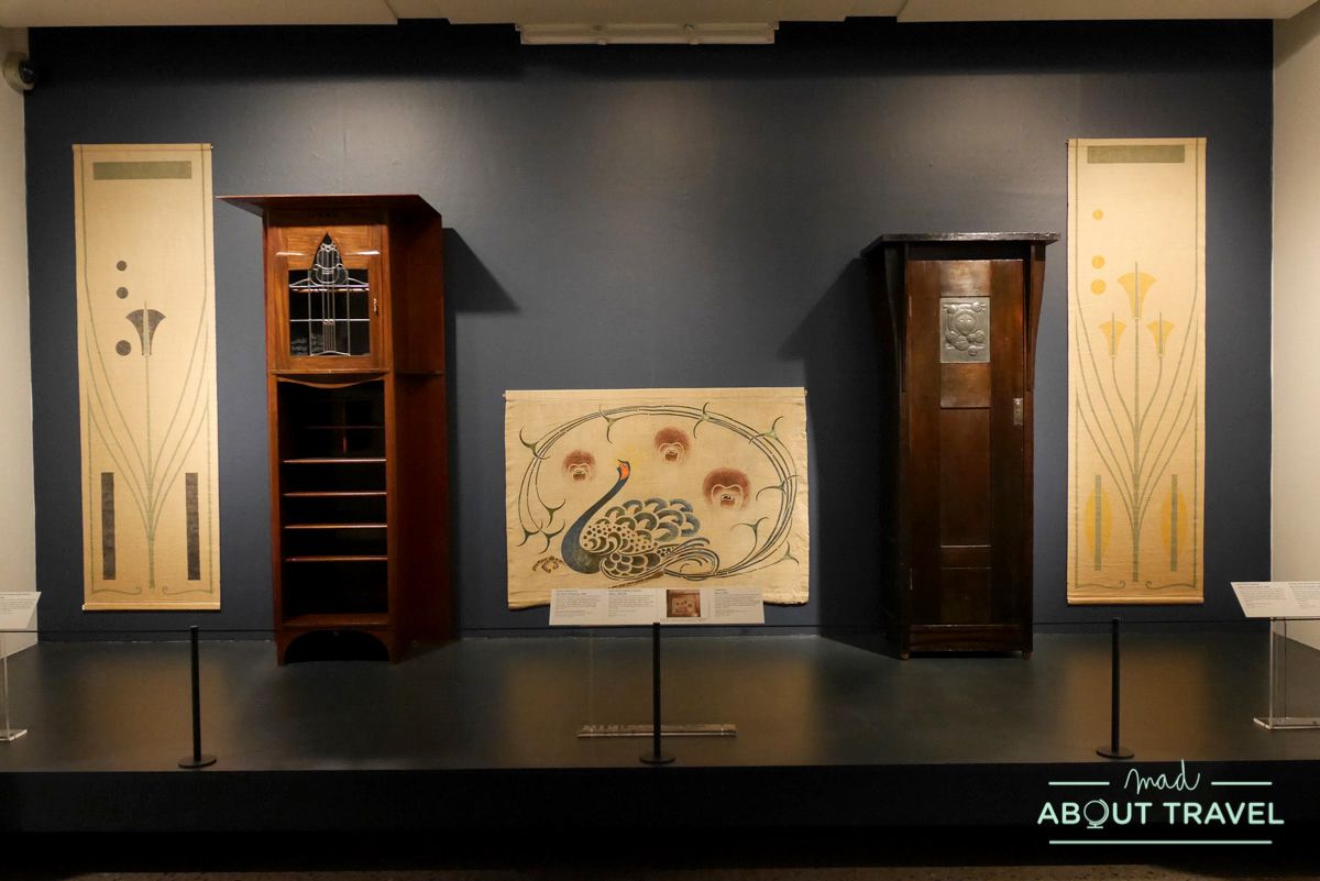 ruta de mackintosh Glasgow: exposicion 150 aniversario