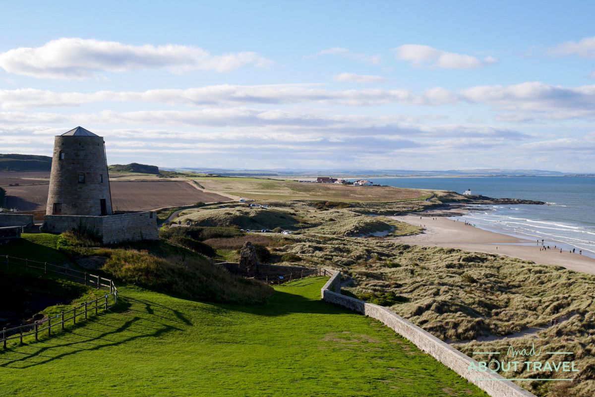 castillo de bamburgh, northumberland
