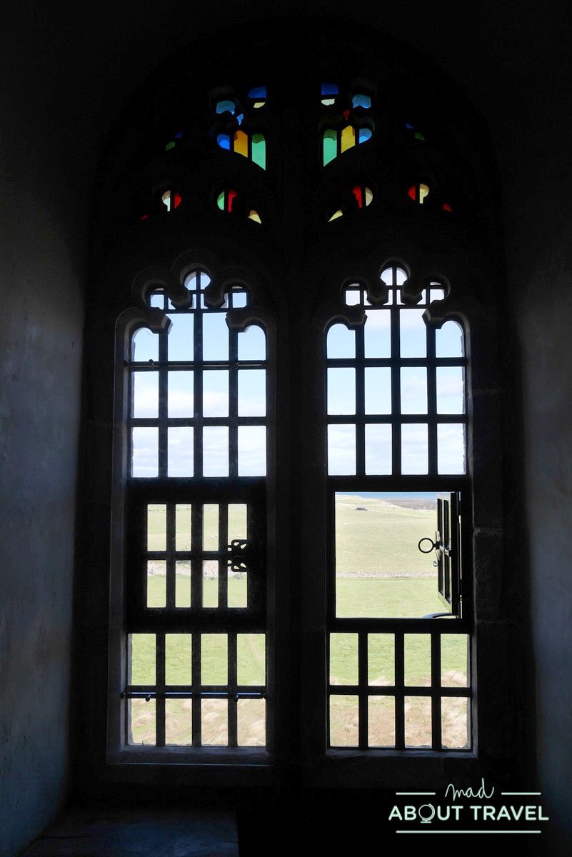 castillo de lindisfarne en northumberland