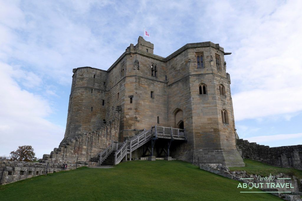 castillo de warkworth, northumberland