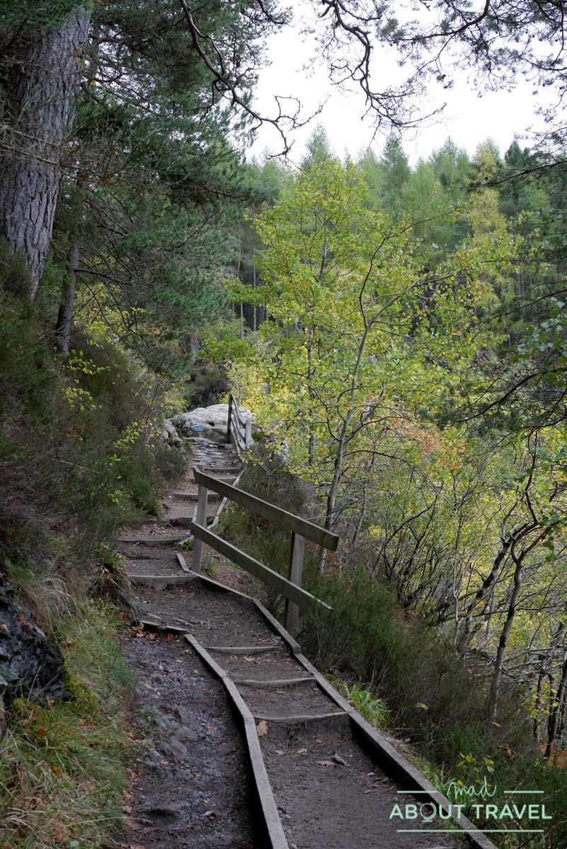 ruta senderista falls of foyers inverness