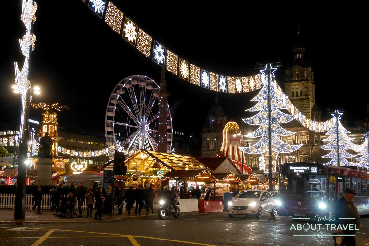 mercado de navidad de glasgow