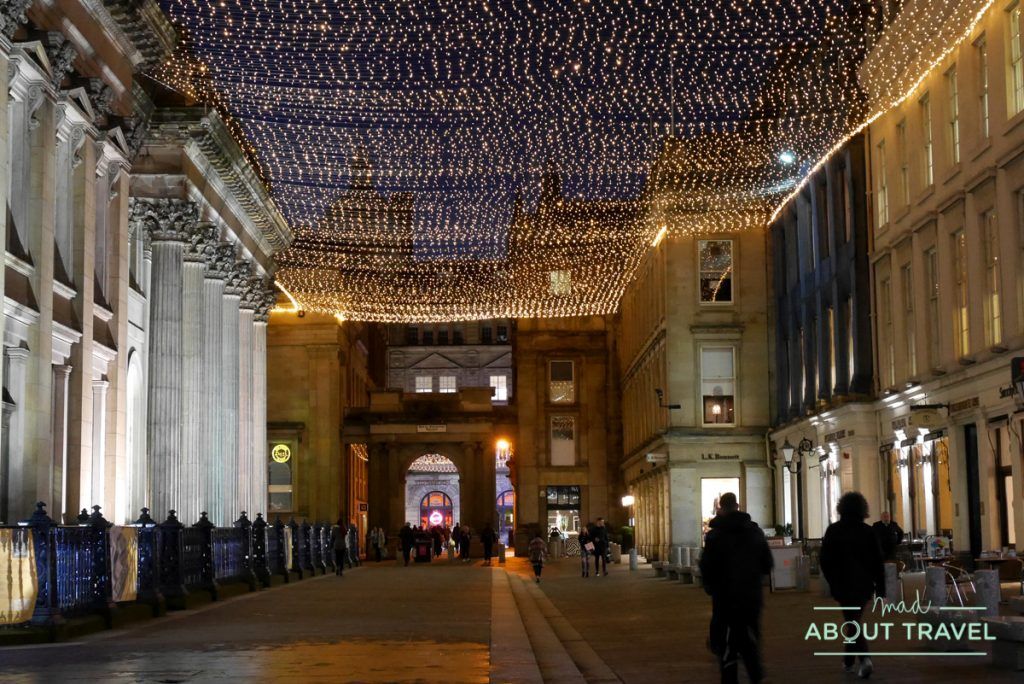que ver en glasgow en navidad: decoración y luces