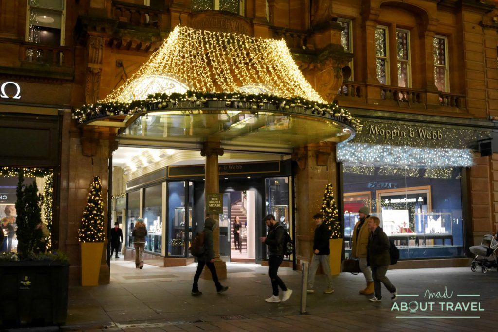 que ver en glasgow en navidad: decoración y luces