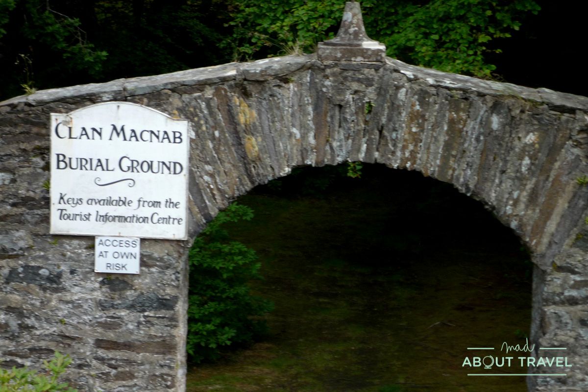cementerio del clan mcnab en la isla de inchbuie, Killin
