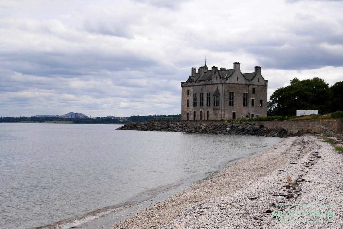 ruta en bicicleta desde edimburgo: castillo de barnbougle