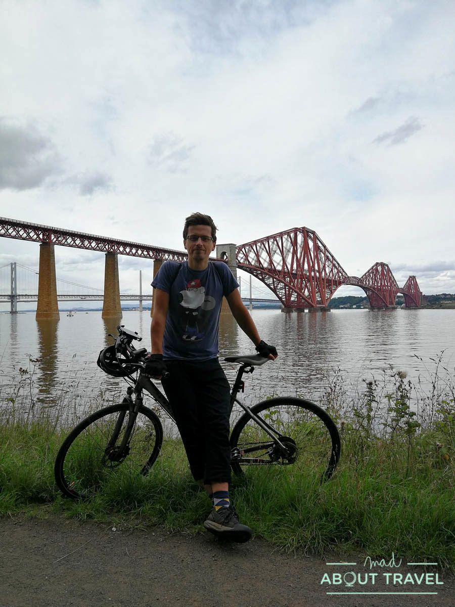 ruta en bicicleta desde Edimburgo: south queensferry
