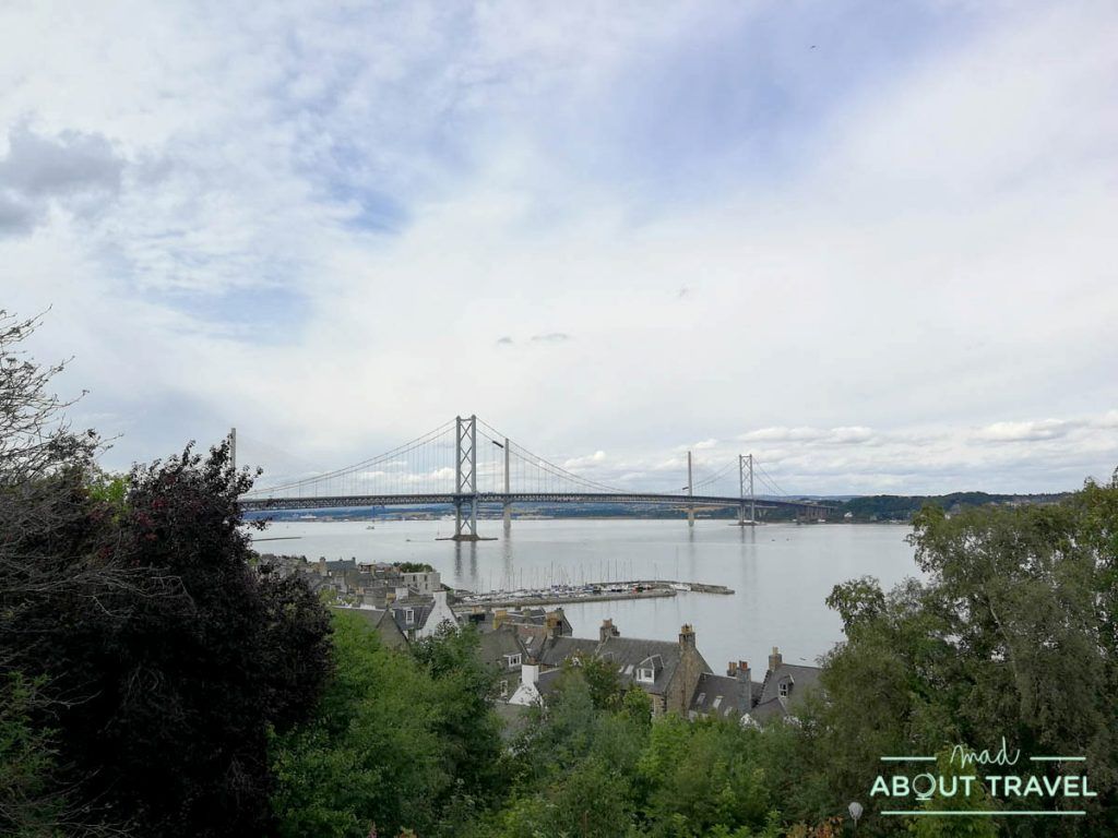 ruta en bicicleta desde Edimburgo: puente forth