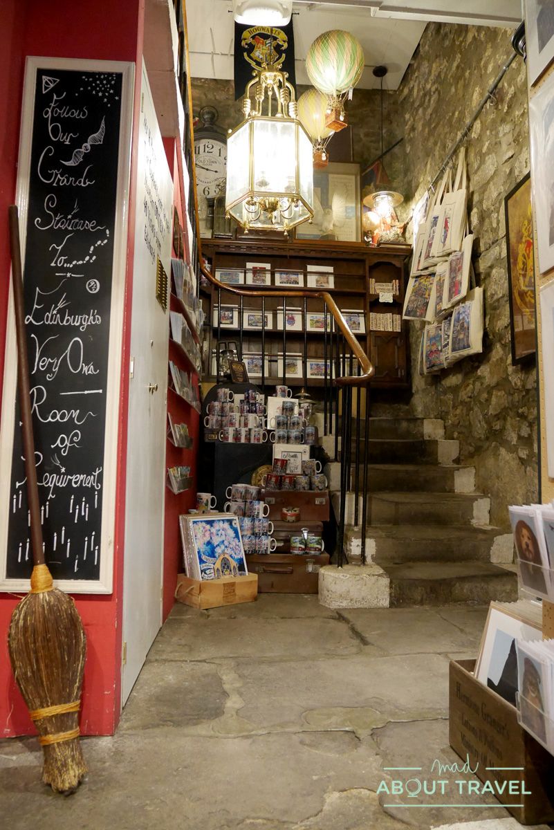 ruta de Harry Potter en Edimbugo: Museum Context, tiendas Harry Potter