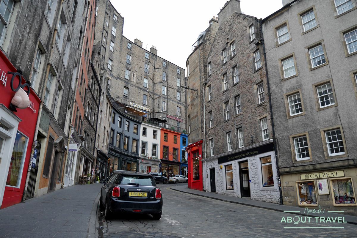 ruta de Harry Potter en Edimbugo: Victoria Street o Callejón Diagon