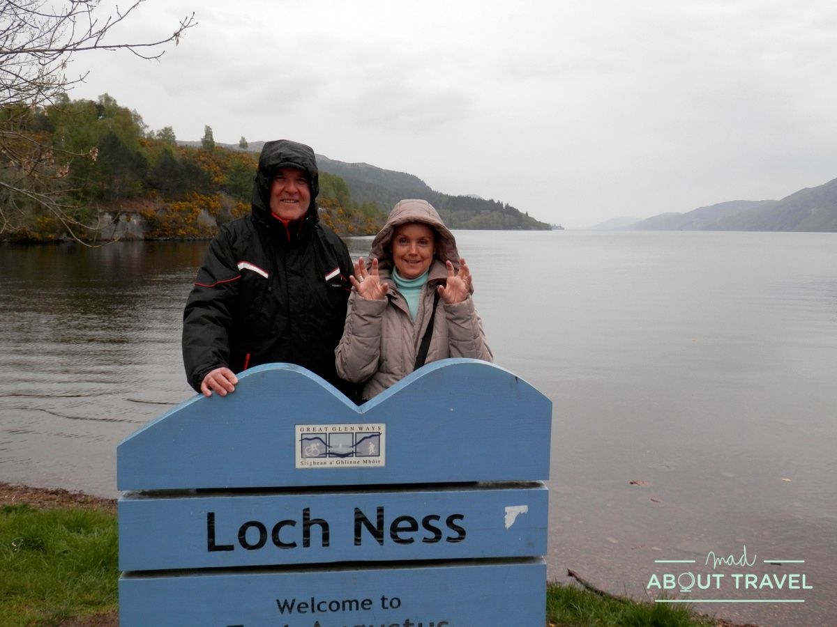 que ver en fort augustus: mis padres en el Lago Ness