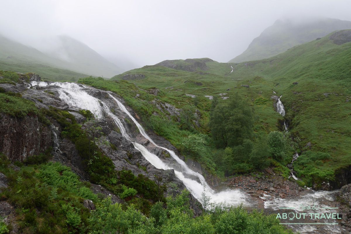 que ver en glencoe: meeting of three waters