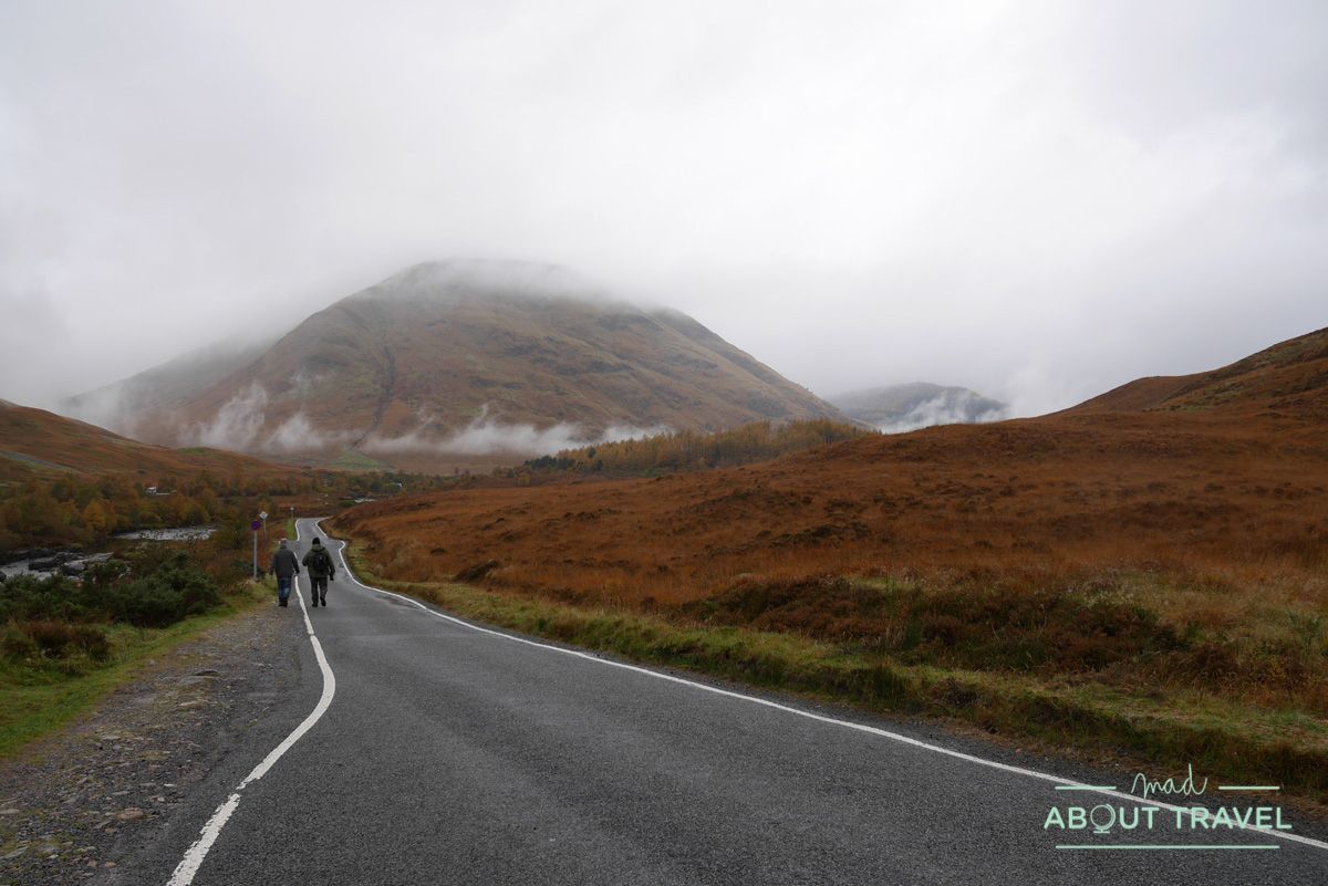 que ver en Glencoe: otoño