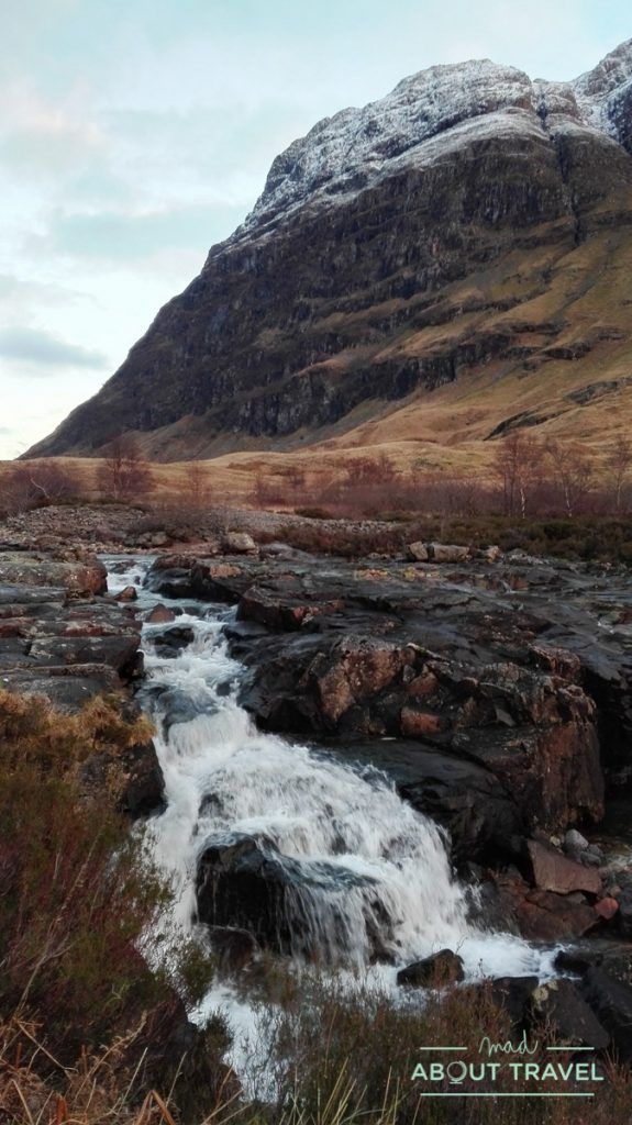 que ver en glencoe: cascada del río coe