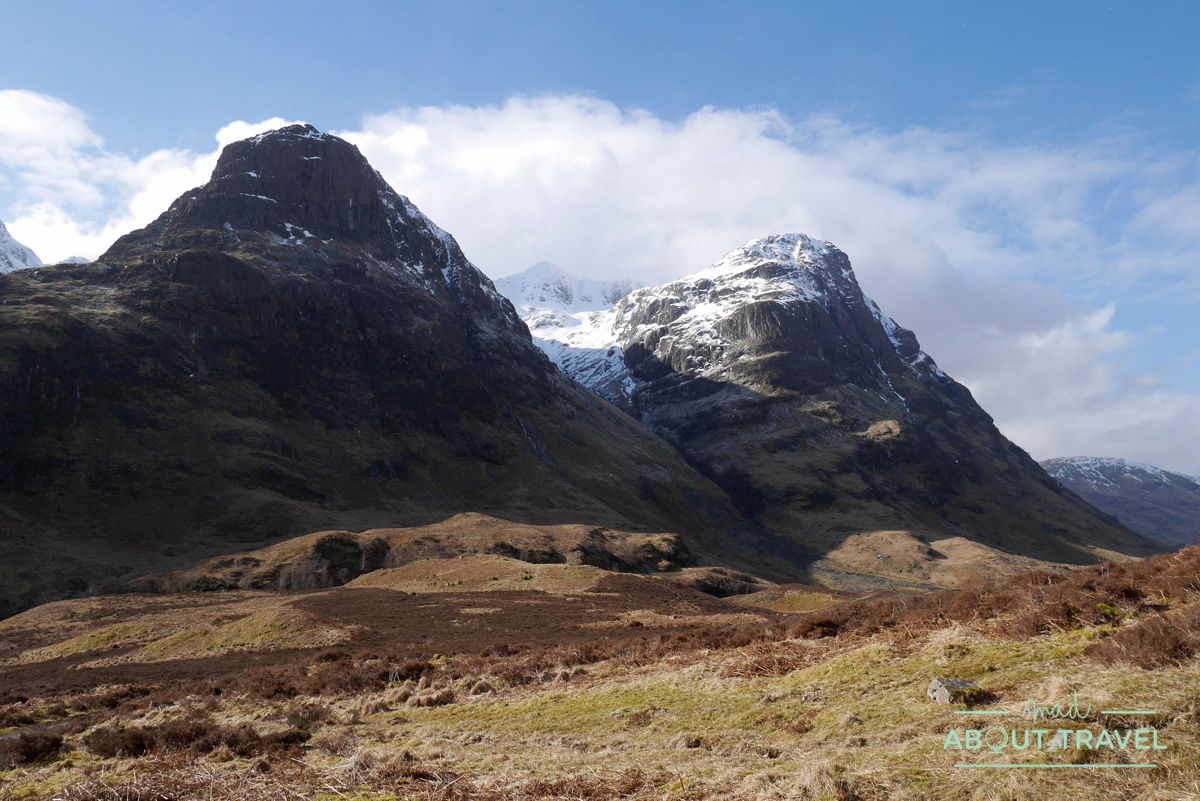ruta senderista al Lost Valley de Glencoe