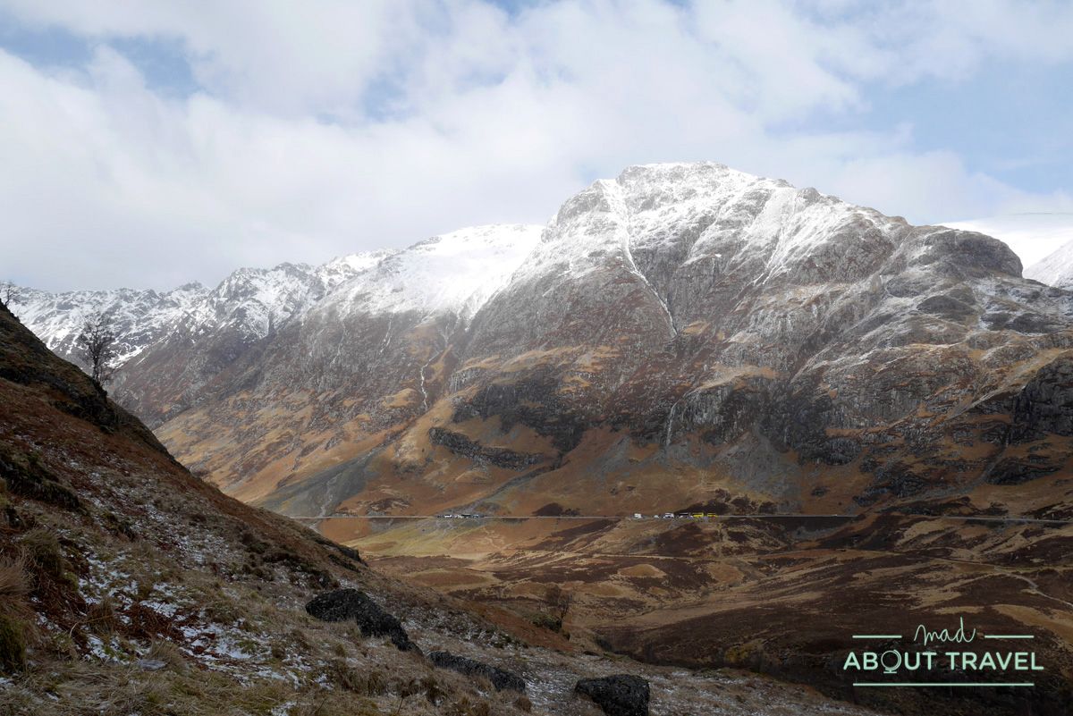 ruta senderista al Lost Valley de Glencoe