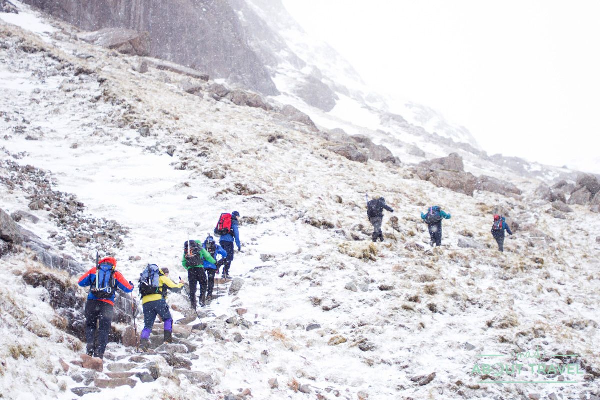 ruta senderista al Lost Valley de Glencoe