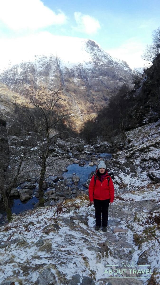 ruta senderista al Lost Valley de Glencoe