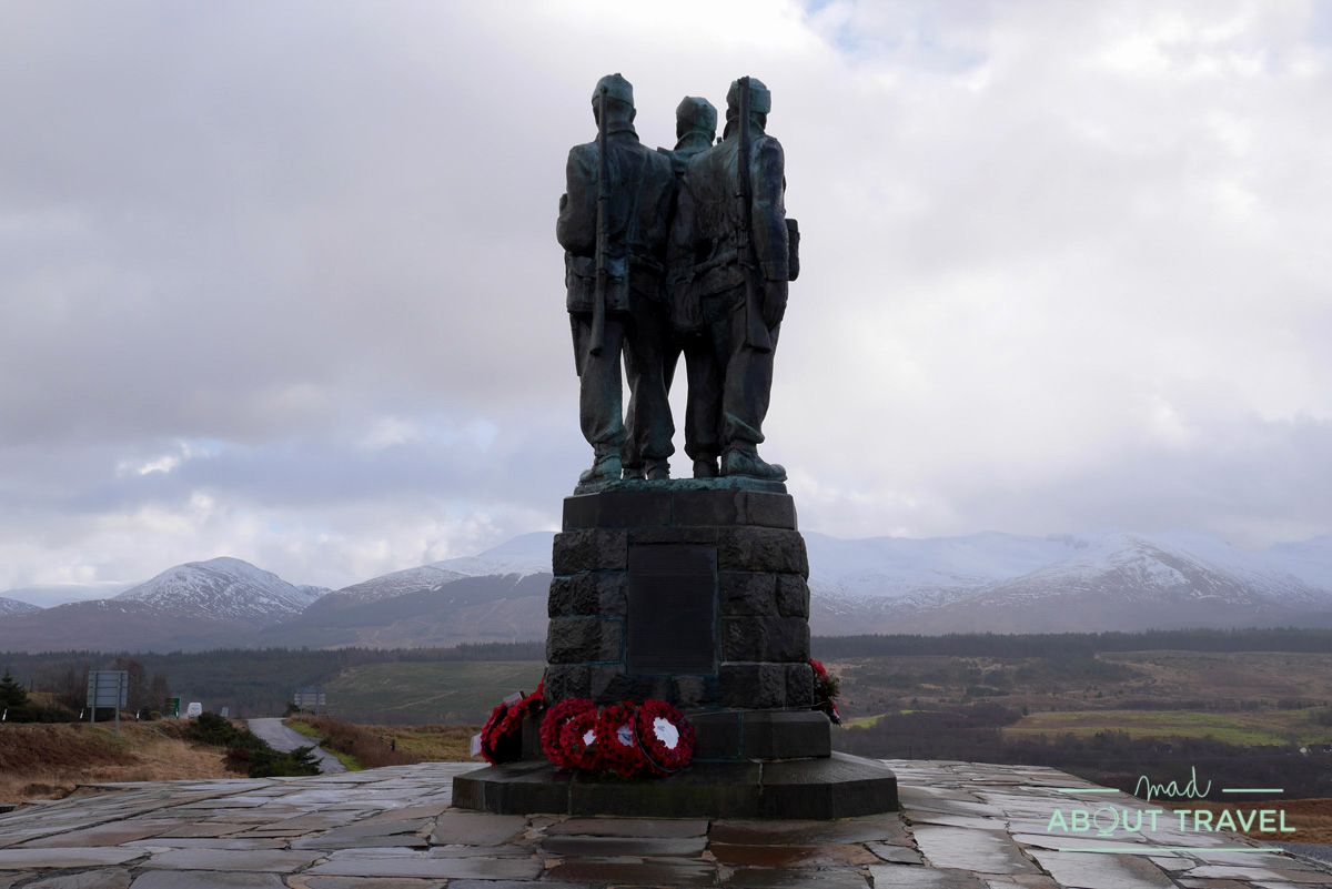 commando memorial en Spean Bridge, Highlands de Escocia