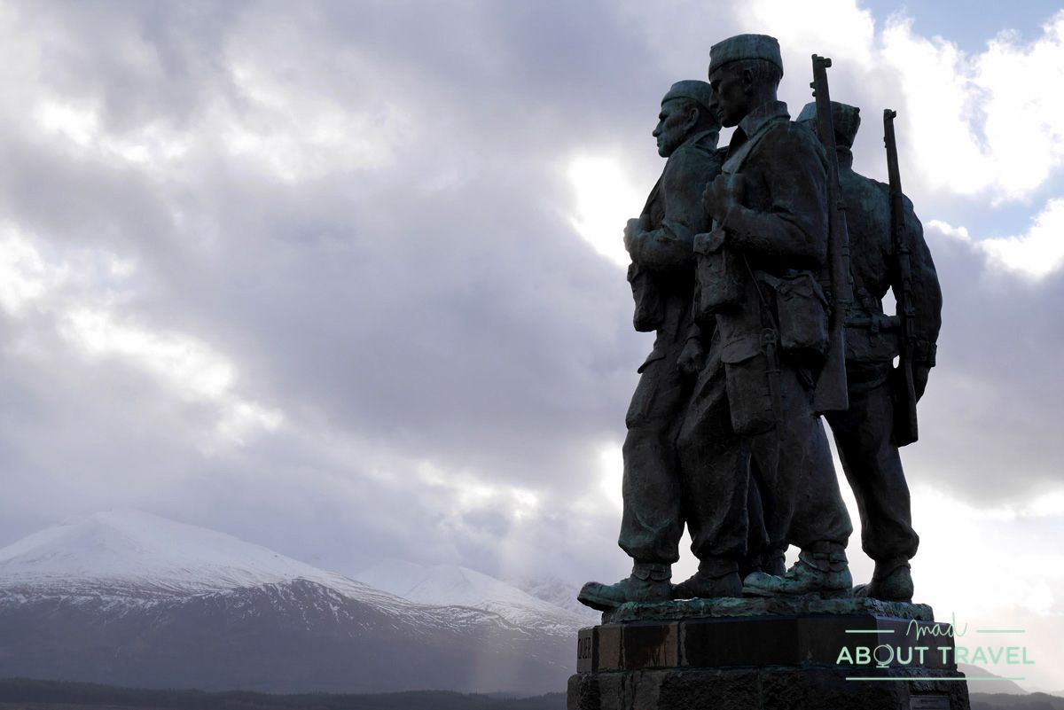commando memorial en Spean Bridge, Highlands de Escocia