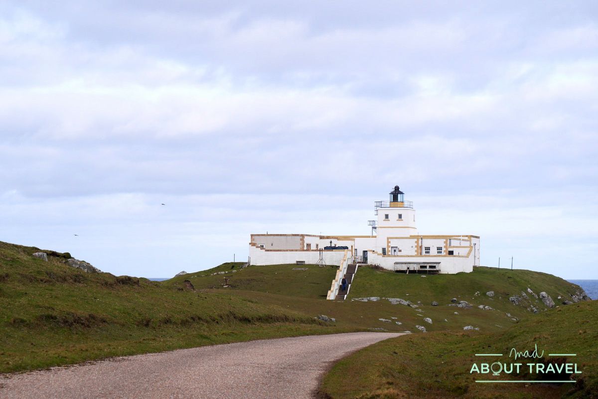 Faro de Strathy Point, Escocia