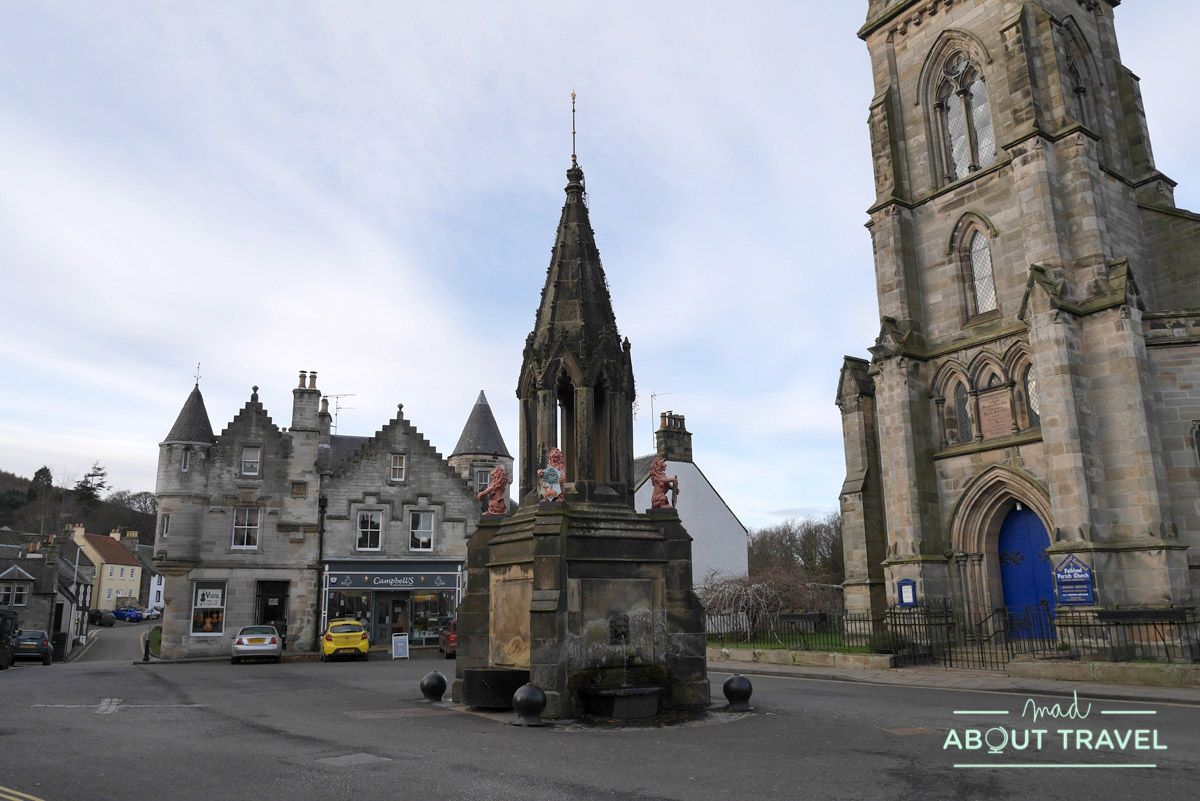 que ver en falkland: bruce fountain