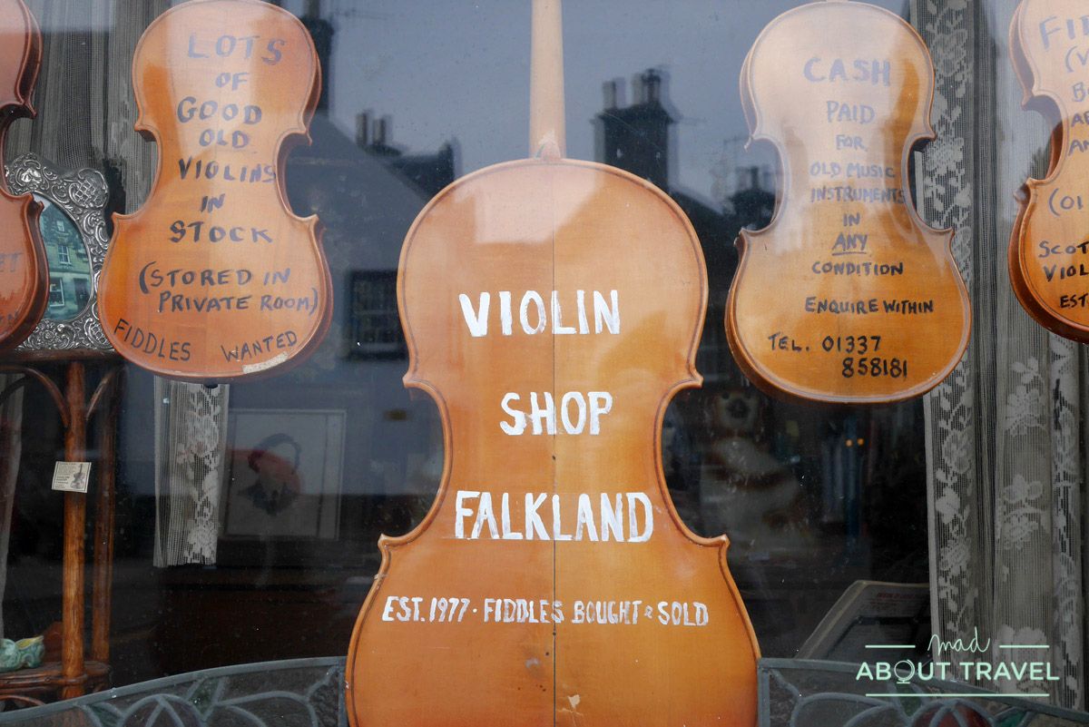 tienda de violines en falkland