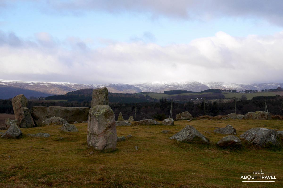 círculo de piedras de Tomnaverie