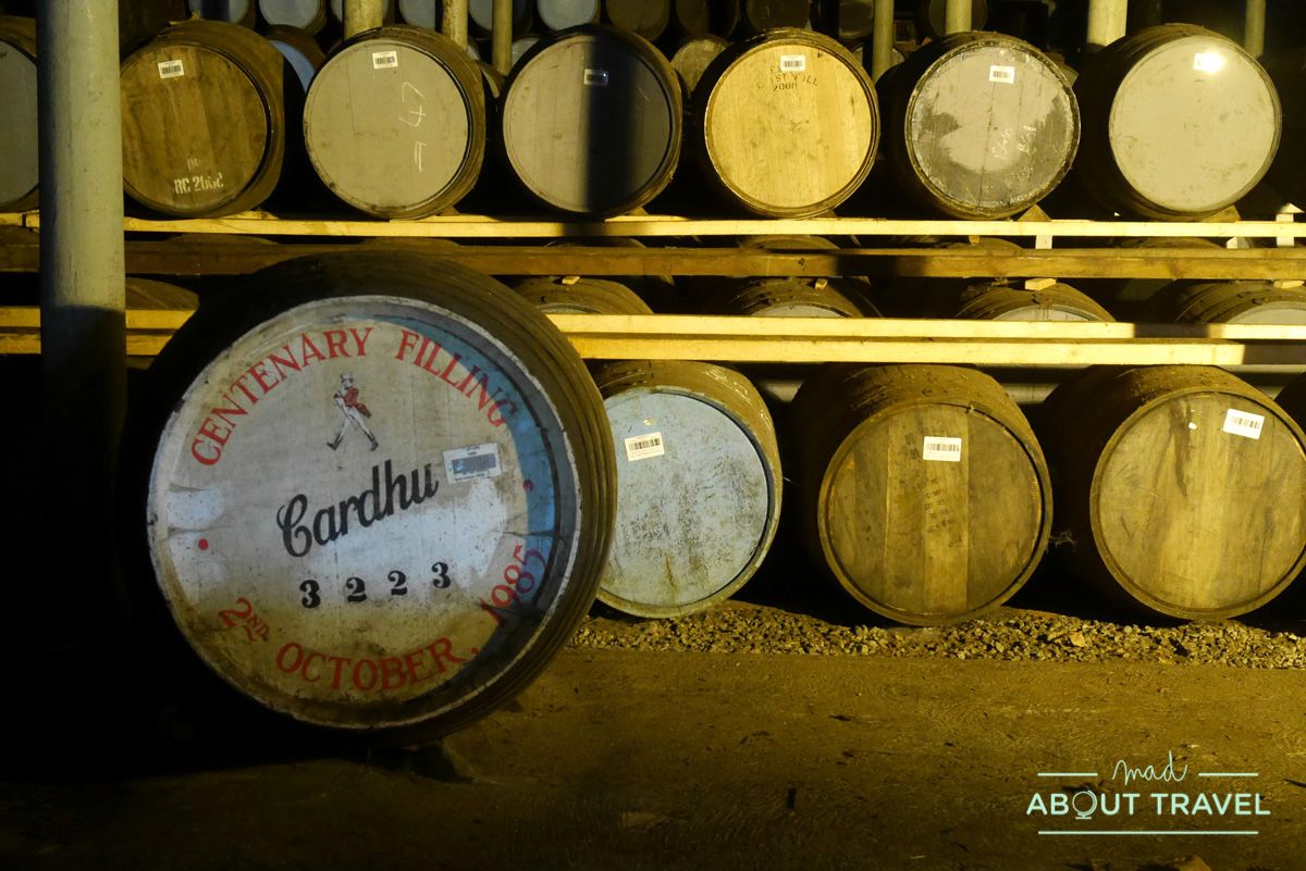 destilería de whisky cardhu