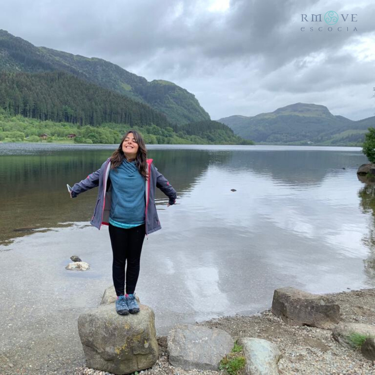 Loch Lubnaig, en el área de Stirling. Highlands