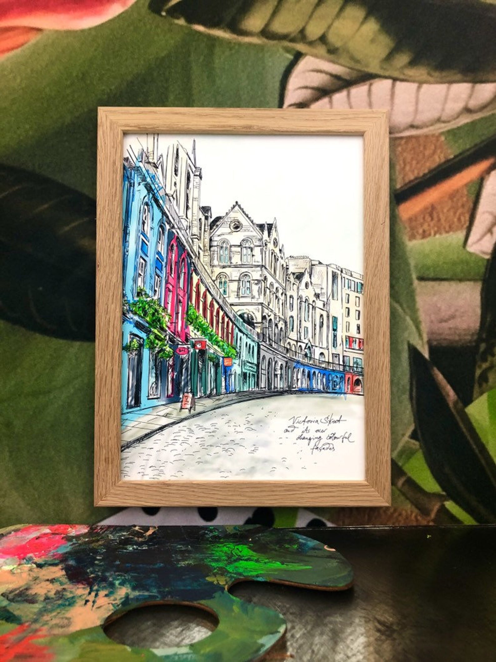 Ilustración de Edimburgo de Diedododa