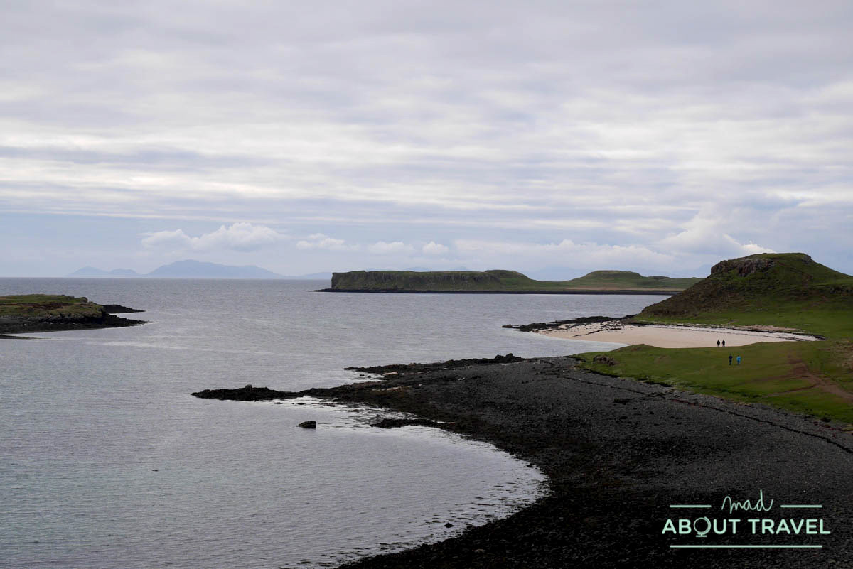 playa de claigan coral beach en la isla de skye