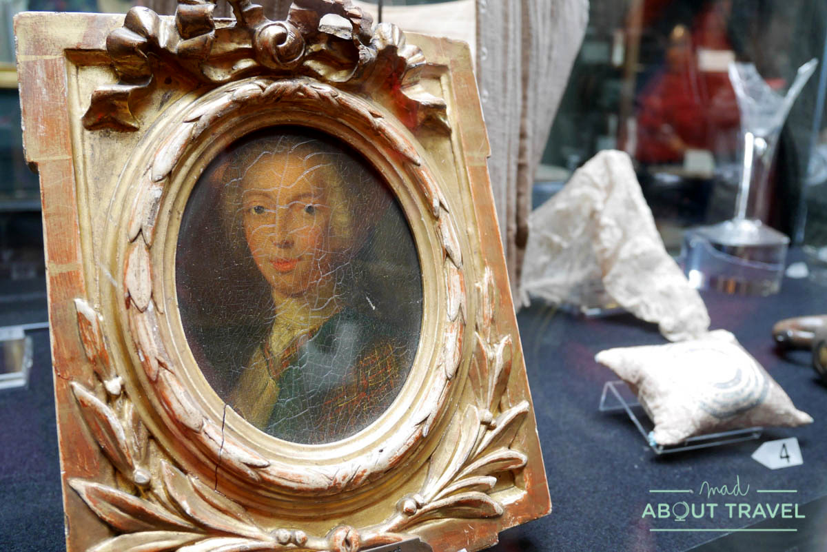 Retrato de Bonnie Prince Charlie en el castillo de Dunvegan