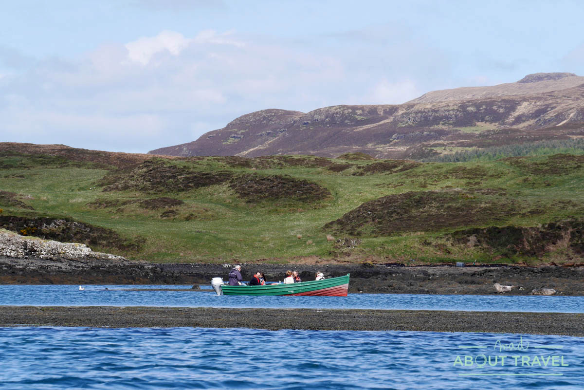 Una barca en el Loch Dunvegan