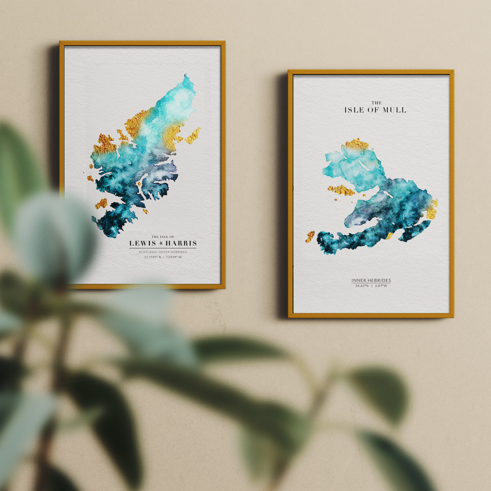 Ilustración de la isla de Lewis de Eilidh Jamieson