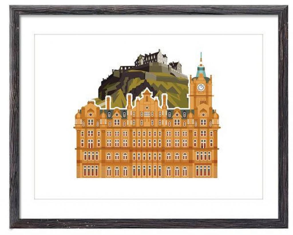 Ilustración de Edimburgo de Love That View