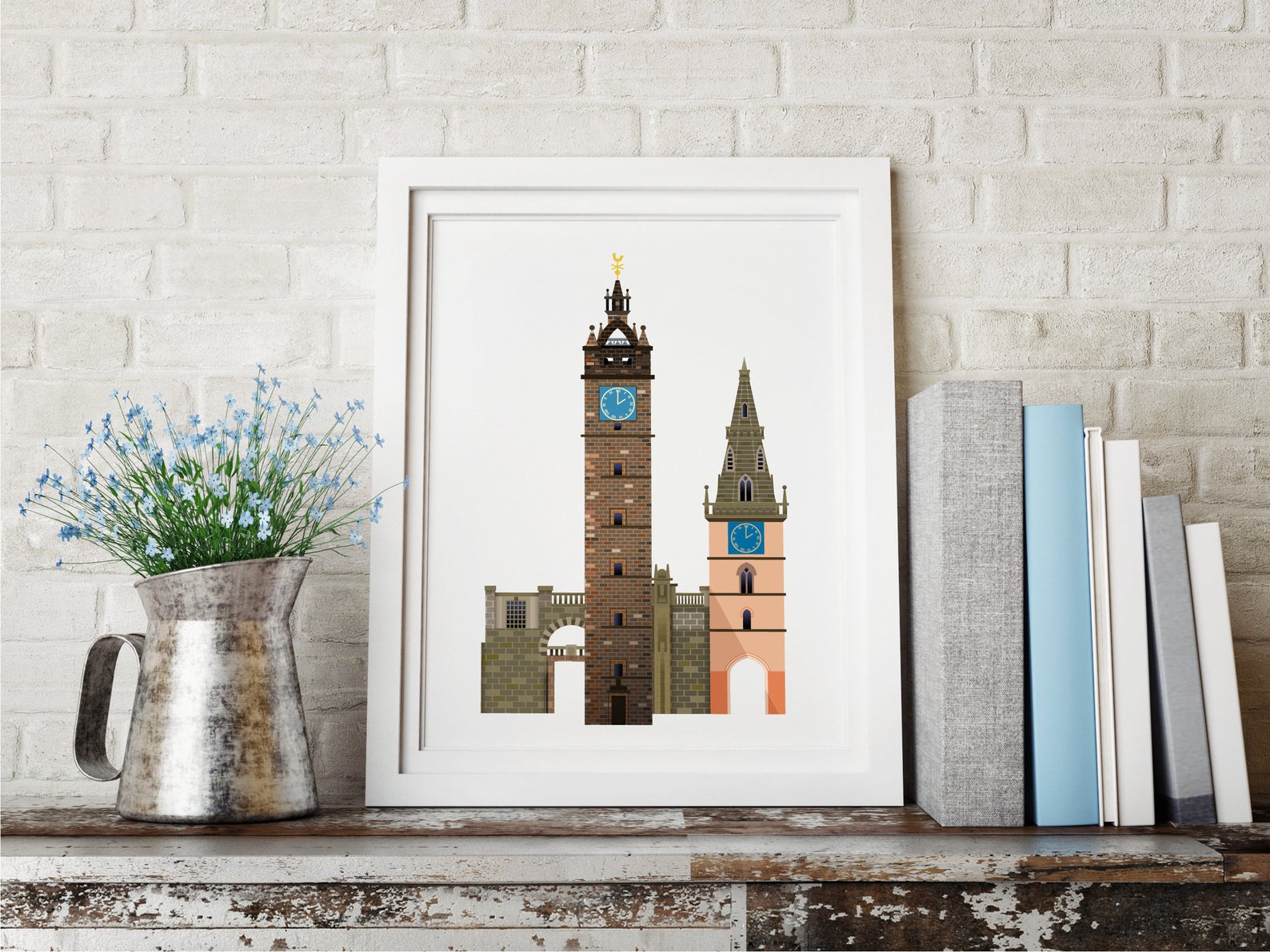 Ilustración de Glasgow de Love That View