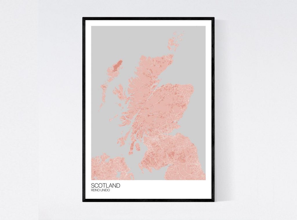 Mapa de Escocia de Mapply