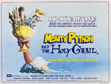 Cartel de la película Monty Python and the holy grail