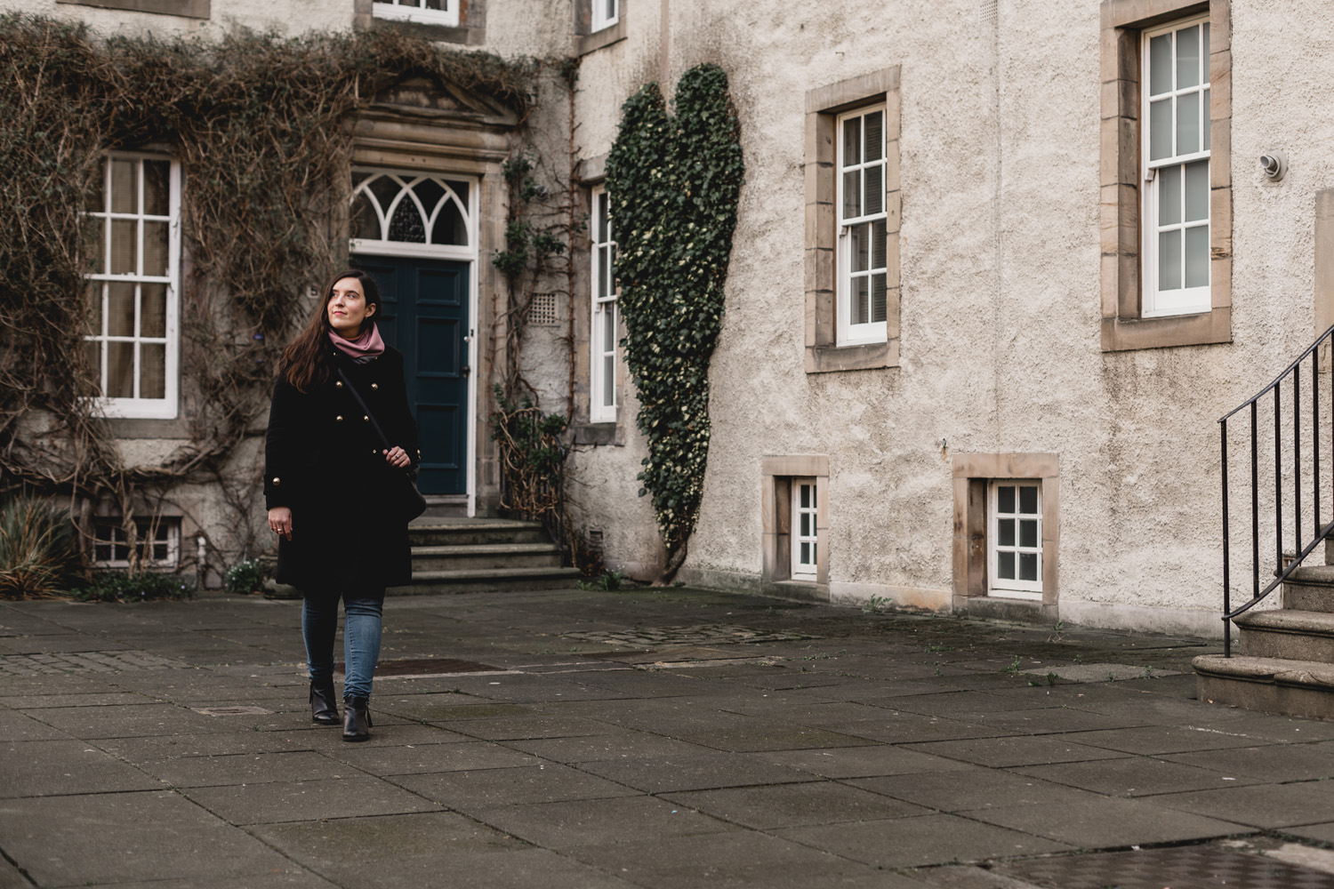 Foto de Patricia Cuni en la Old Town de Edimburgo