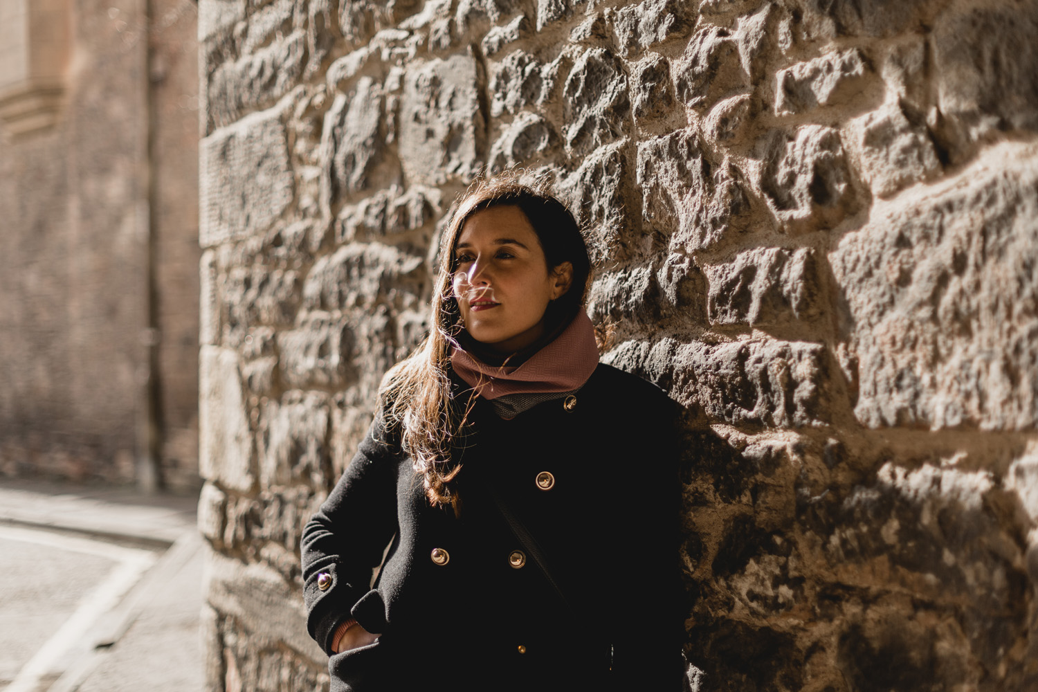Foto de Patricia Cuni en la Old Town de Edimburgo