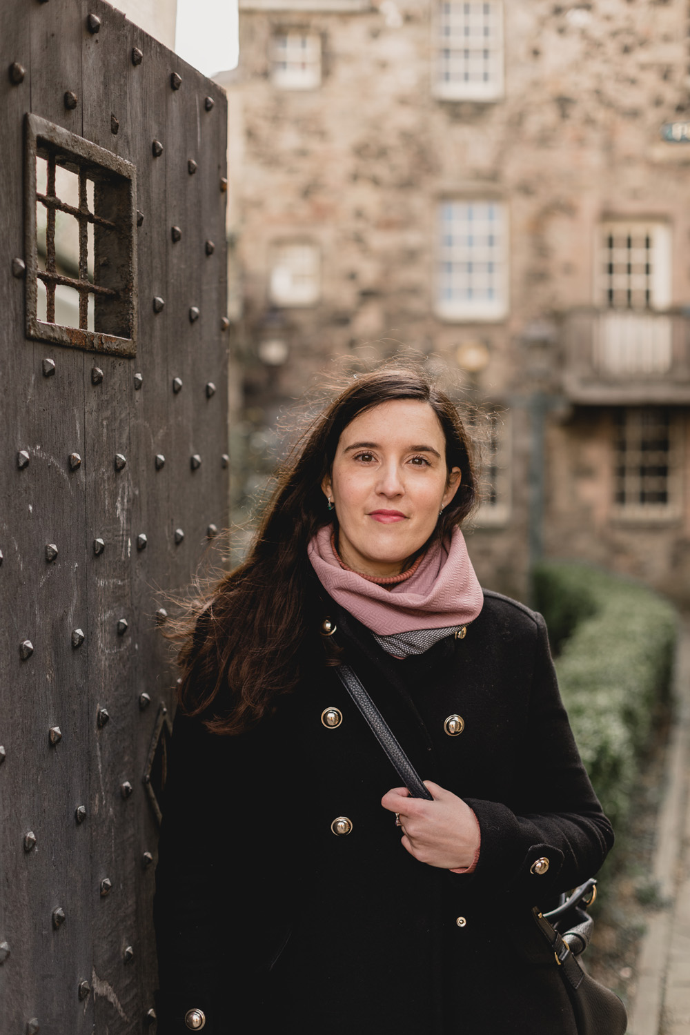 Foto de Patricia Cuni en la Old Town de Edimburgo