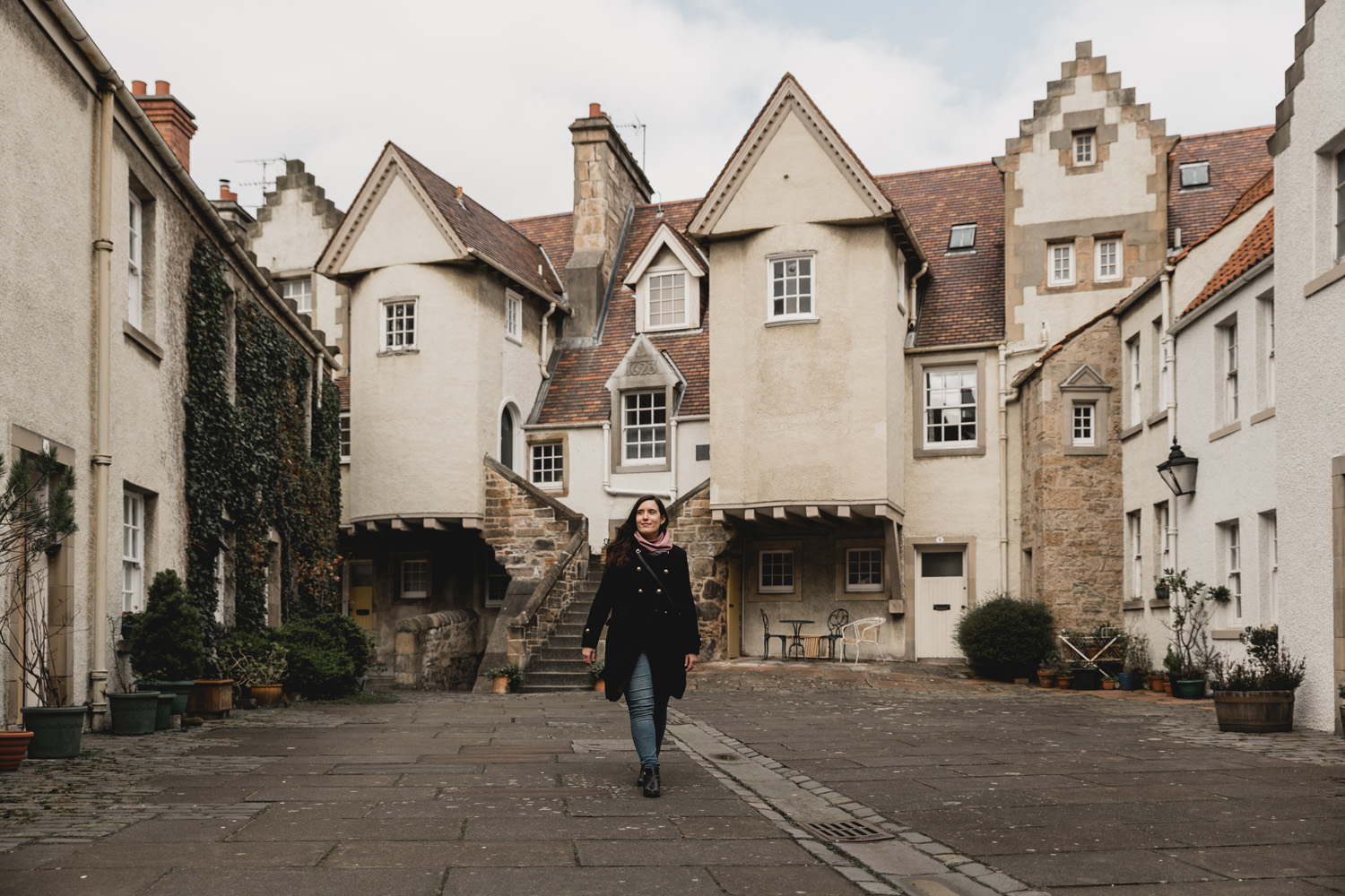 Foto de Patricia Cuni en la Old Town de Edimburgo