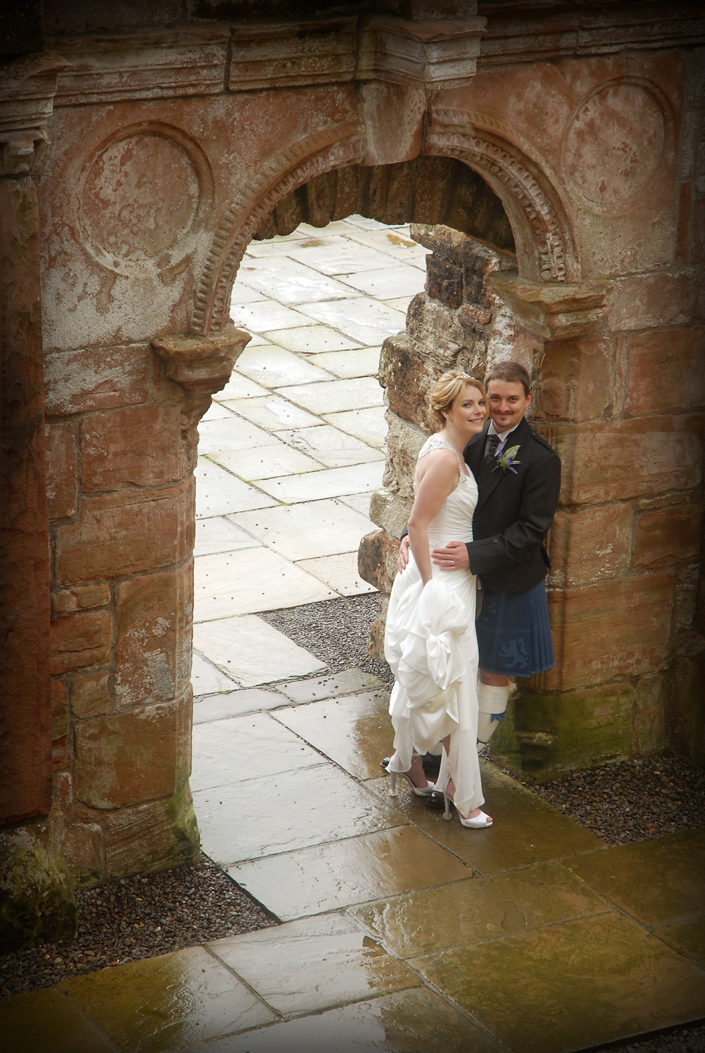 Fotos de la boda de mis amigos Leigh y James Pattie en el castillo de Caerlaverock