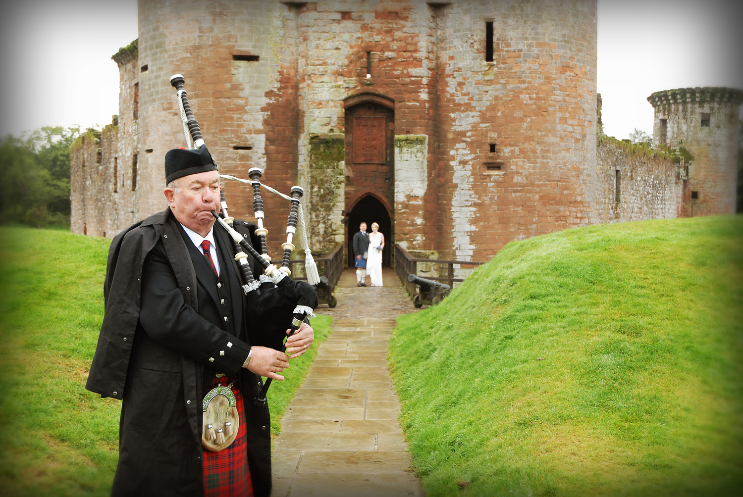 Boda en el castillo de Caerlaverock