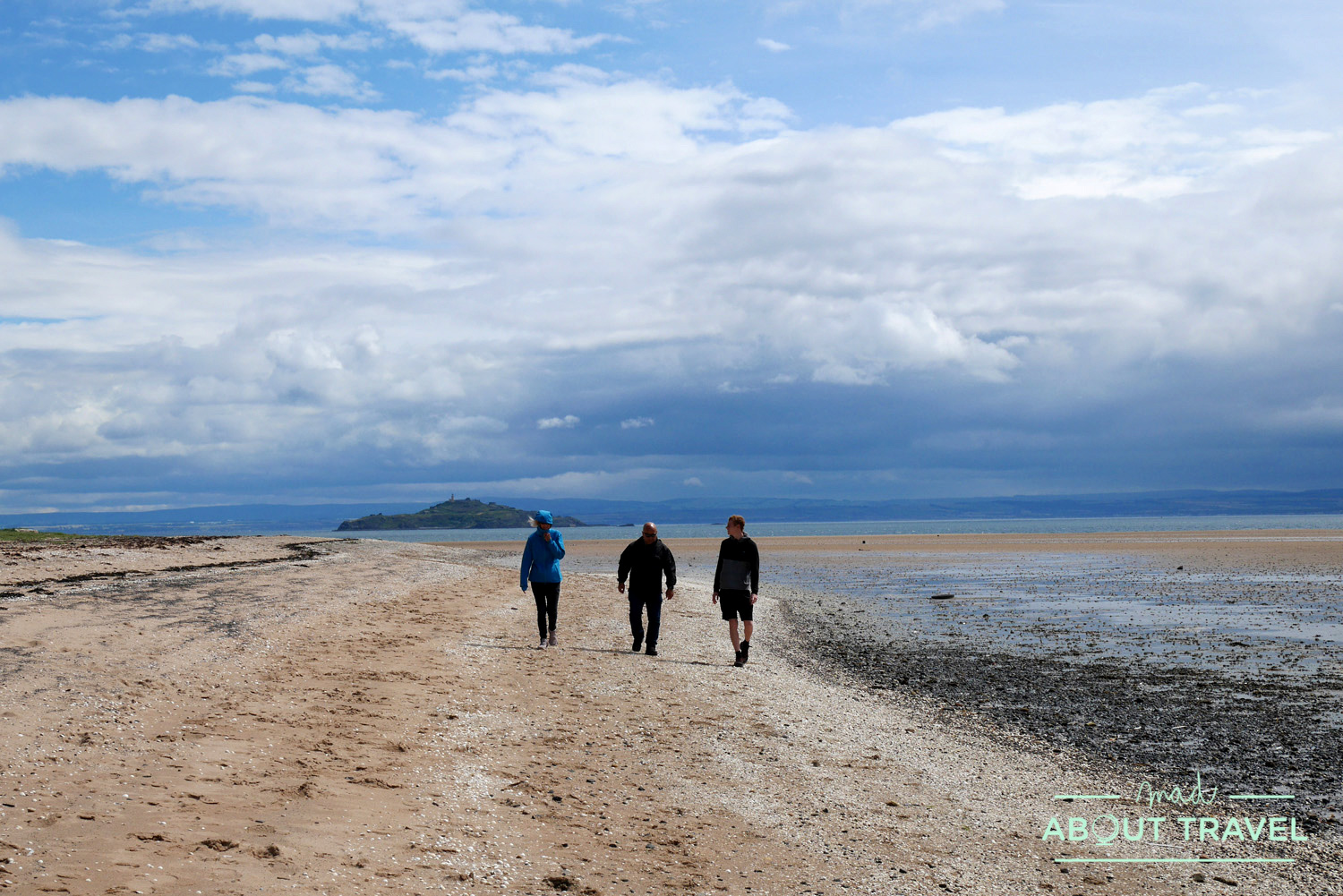 Playa de Pettycur en KInghorn, Fife